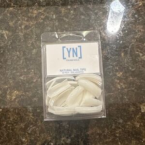 Young Nails Natural Nail Tips 50 Pack New